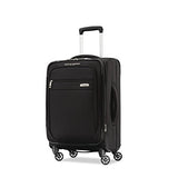 Samsonite Advena Expandable Softside Carry On Luggage With Spinner Wheels, 20 Inch, Black
