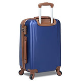 Dejuno Quest 3-Piece Hardside Spinner, Navy