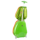 Heys America Travel Tots Kids 2 Pc Luggage Set -18" Carry On Luggage & 13" Backpack (Pineapple)