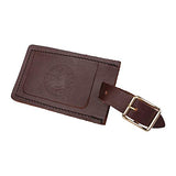 Duluth Pack Luggage Logo Tag (Brown Leather)
