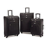 American Tourister Pop Plus 3 Piece Luggage Set Black