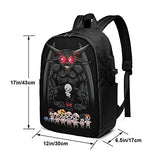 The Bin-Ding Of Is-Aac Usb Backpack Carrying Bag 17-Inch Laptop Backpack Travel School Business