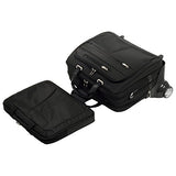 Mcklein USA 76535 Ohare, 15.6" Nylon Checkpoint Friendly Wheeled Laptop Briefcase, 18"x9.25"x14.5", Black