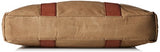Buxton Men's Expedition Ii Huntington Canvas Laptop Briefcase, Tan