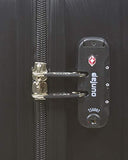 Dejuno Moda Scratch Resistant 3-Piece Hardside Spinner Luggage Set-Black