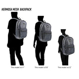 adidas Hermosa II Mesh Backpack, Onix/ Scarlet, OSFA