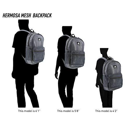 adidas 3d mesh backpack white Shop adidas Hermosa II Mesh Backpack, Onix/ S – Luggage Factory