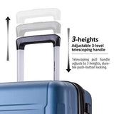 Expanable Spinner Wheel 3 Piece Luggage Set Abs Lightweight Suitcase with Tsa Lock