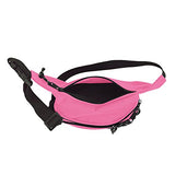 DALIX Small Fanny Pack Waist Pouch S XS Size 24 to 31 in Hot Pink