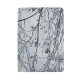 Passport Holder Antique Winter Branch Tree Floral Passport Cover Case Wallet Card Storage Organizer