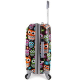 Rockland 20 Inch Polycarbonate Carry On, Owl, One Size