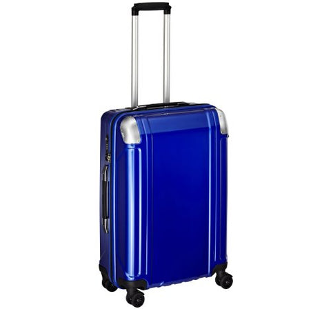 Zero Halliburton Geo Polycarbonate 24 Inch 4 Wheel Spinner Travel Case, Blue, One Size