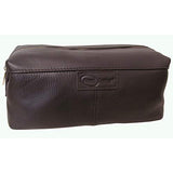 Amerileather Madison Leather Toiletry Bag (Brown)