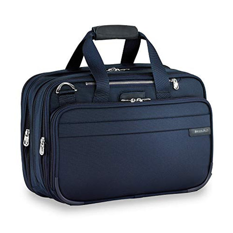 Briggs & Riley Expandable Cabin Bag Overnight Duffle, Navy, One Size