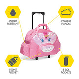 Bixbee Kids Luggage, Kids Luggage with Wheels for Girls & Boys with Telescoping Handle, Adjustable Strap and Pockets- Lightweight Kids Suitcase & Carry On Bag for Airport, Travel, Overnight in Unicorn