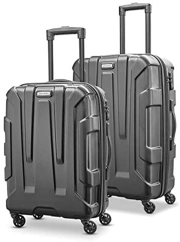 Samsonite Centric 2 Hardside Luggage, Black, 2-Piece Set (20/24)