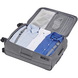 Amazonbasics Premium Expandable Softside Spinner Luggage With Tsa Lock- 25 Inch, Grey