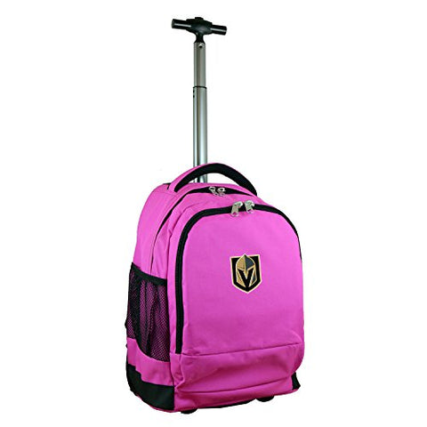 Nhl Vegas Golden Knights Expedition Wheeled Backpack, 19-Inches, Pink