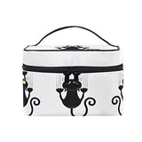 Makeup Bag Cat Paw Print Travel Cosmetic Bags Organizer Train Case Toiletry Make Up Pouch