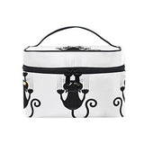 Makeup Bag Cat Paw Print Travel Cosmetic Bags Organizer Train Case Toiletry Make Up Pouch