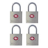 Master Lock 4683Q Keyed TSA Approved Luggage Lock, 7/8 in. Wide, 4-Pack