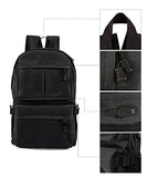 Laptop Backpack, Clothink College School Backpack with USB Charging Port, Lightweight Casual Travel