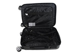 Brio Luggage 3-Piece Expandable Hardside Spinner Luggage Set Black