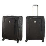 Victorinox Werks Traveler 6.0 Large Softside Spinner Suitcase, 27-Inch, Black