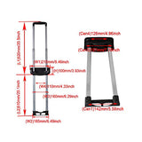 BQLZR 51cm Length Travel Luggage Suitcase Telescopic Handle G043 Replacement Part for 20 inch