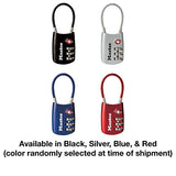 Master Lock 4688D Set Your Own Combination TSA Approved Luggage Lock, 1 Pack, Assorted Colors
