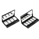 Baoblaze Hot Sale Empty 4/5 Grids Eyeshadow Lipstick Powder Box Case Cosmetic Packing with Palettes