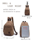 Lightweight Mini Canvas Backpack For Women Girls Purse Small Rucksack Sling Bag (Small, Black 2)