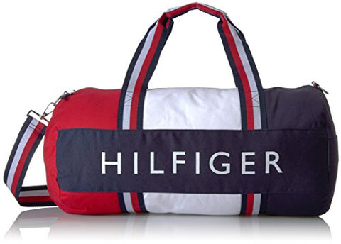 Tommy Hilfiger Duffle Bag Patriot Colorblock, Core Navy/Chili Pepper/Multi