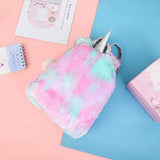 Yorki Girls Plush Unicorn Backpack Fashion,Shool Women Unicorn Bag Travel,Cute Bookbag for Unicorn Party Supplies-Pink