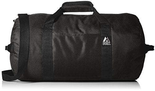 Everest 20-Inch Round Duffel, Black, One Size