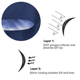 G4Free Compact Mini Travel Umbrella UV Protection Sun & Rain Folding Umbrella Windproof Lightweight