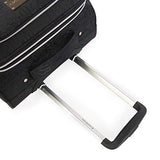 BEBE Women's Carissa 21" Expandable Spinner Carry Tossed Black