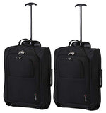 x2 Carry On Delta United Southwest etc - CarryOn Bag Travel Suitcase Luggage Set