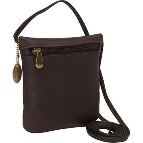 David King & Co. Top Zip Mini Bag 507, Café, One Size
