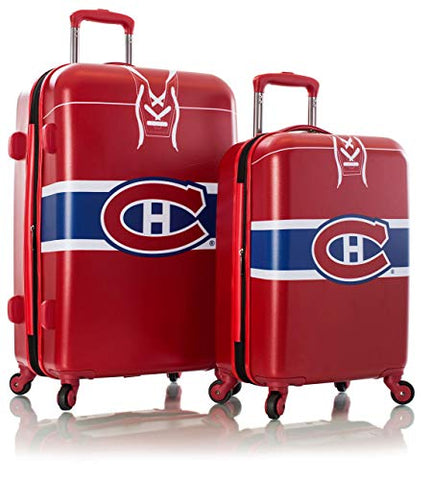 Heys America NHL Officially Licensed Wheeled Luggage (Montreal Canadiens, 2PC Set Luggage (21/26-Inch))