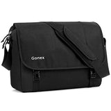 Gonex Multifunctional Shoulder Bag Commute and Travel, Black