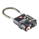 Lewis N Clark Travelsentry Indicator Heavy-Duty 3-Dial, Black