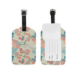 Luggage Tags Japanese Modern Pattern Womens Bag Suitcase Tags Holder traveling accessories Set of 2