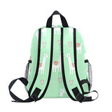 GIOVANIOR Llama Alpaca Love Lightweight Travel School Backpack for Boys Girls Kids