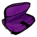 PINDAR Messenger Shoulder Carrying Bag Durable Case (Purple Trim) For The RCA DRC6331 10-Inch LCD