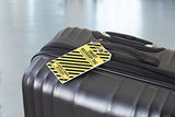 Dynotag Protagz Series Web/Gps Enabled Qr Smart Mega Luggage Tag W. Double Steel Loops - In Six