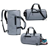 BLUBOON Sports Gym Duffel Bag With Shoe Compartment For Men and Women Oversized Travel Carry-on