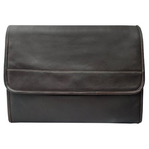 Piel Leather Envelope Portfolio, Chocolate, One Size