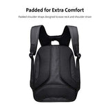 Kensington Triple Trek Slim Backpack for MacBooks, Chromebooks, Tablets & Ultrabooks up to 13-Inch-14-Inch (K62591AM), Black