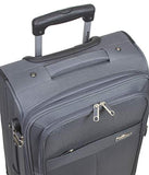 Dejuno Tuscany 3-Piece Lightweight Spinner Luggage Set-Grey